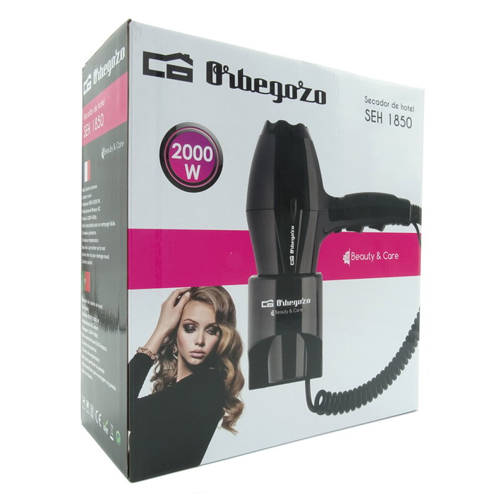 Orbegozo SEH-1850 Secador de Pelo Profesional Negro